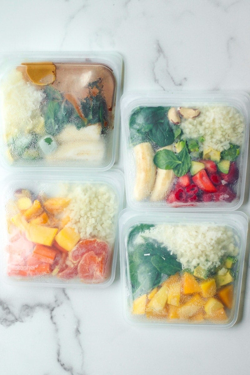 7 Smoothie Freezer Packs, How To Meal Prep