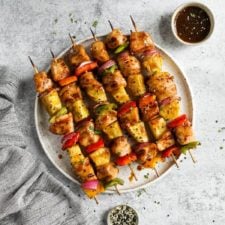 Teriyaki Chicken Pineapple Kebabs