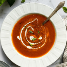 Stovetop Tomato Basil Soup
