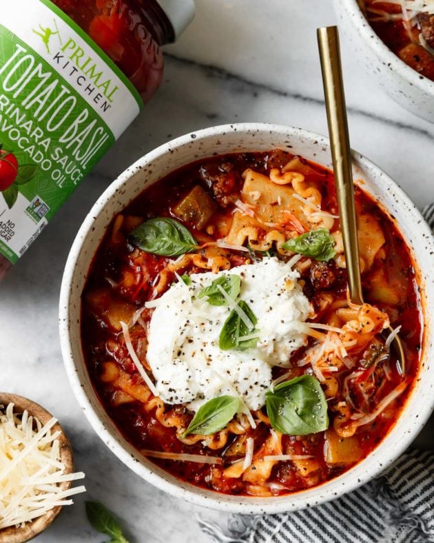 Instant Pot Lasagna Soup - The Real Food Dietitians