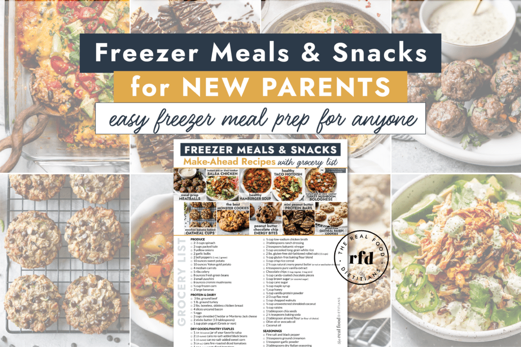 Freezer Meals for New Moms and Dads