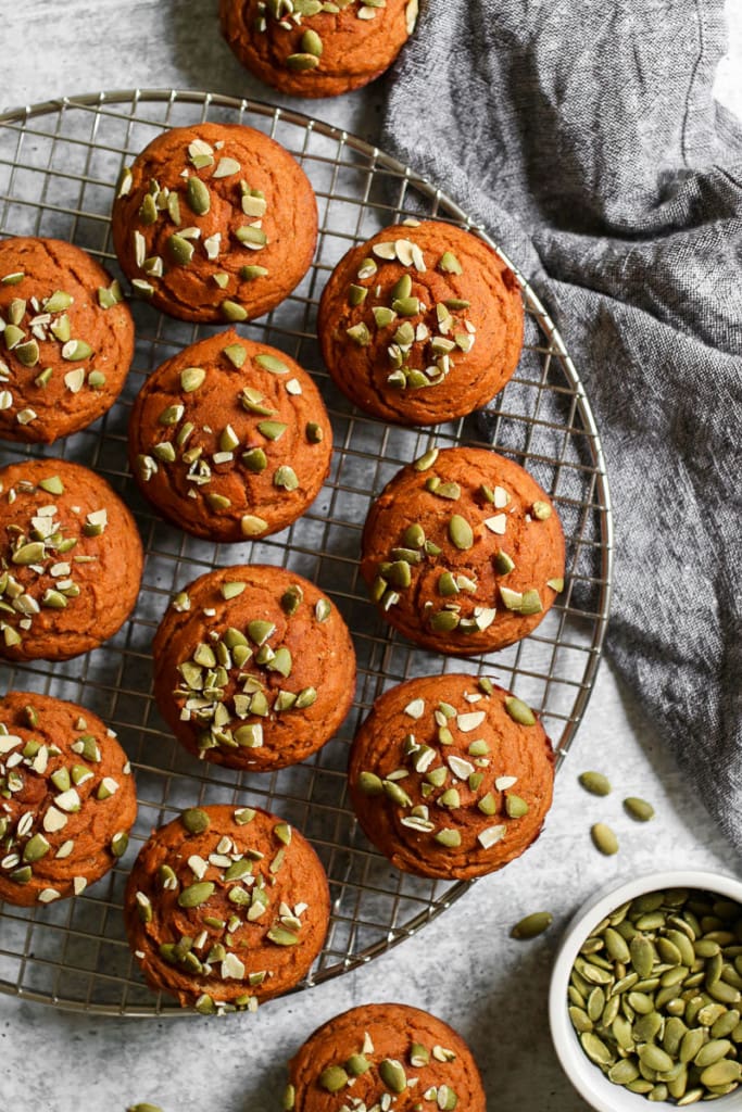 Pumpkin Protein Muffins10