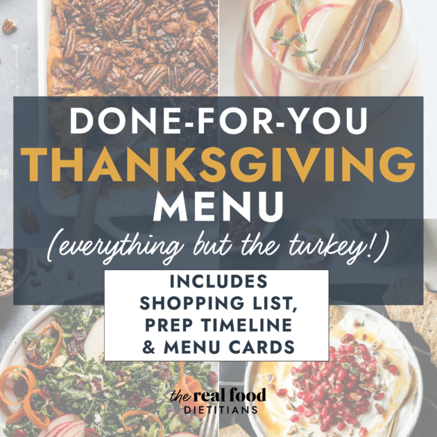 Done For You Thanksgiving Menu (Gluten Free) The Real Food Dietitians