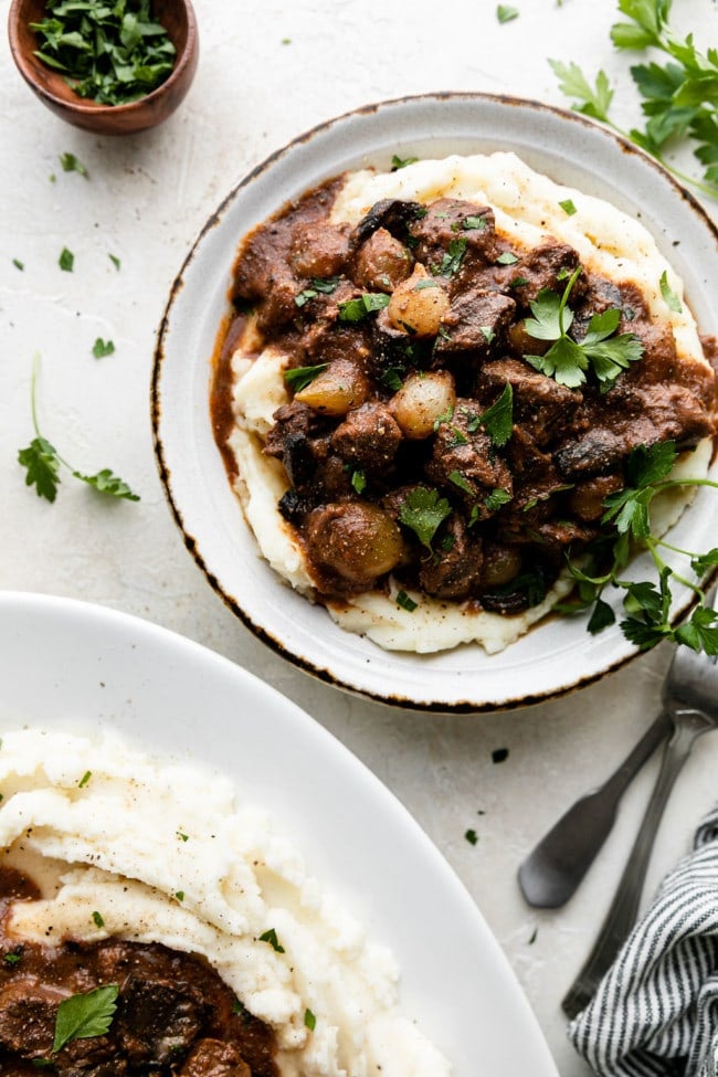 Crockpot Beef Tips with Gravy Recipe - The Real Food Dietitians