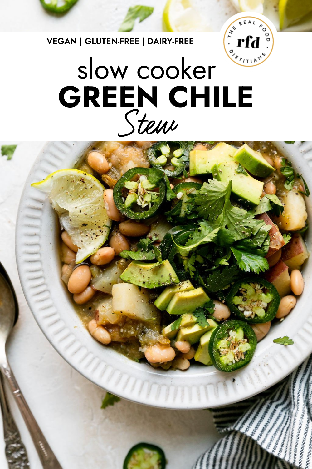 Slow Cooker Green Chile Stew With Beans