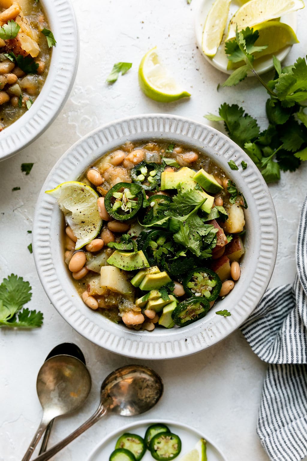 Slow Cooker Green Chile Stew With Beans (Vegan Recipe) - The Real Food ...