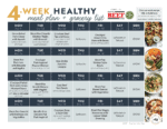 4-Week Healthy Meal Plan #2 with Grocery List - The Real Food Dietitians