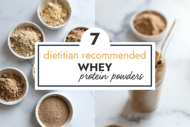 The Best Whey Protein Powder (Dietitian Approved and Tested) - The Real ...