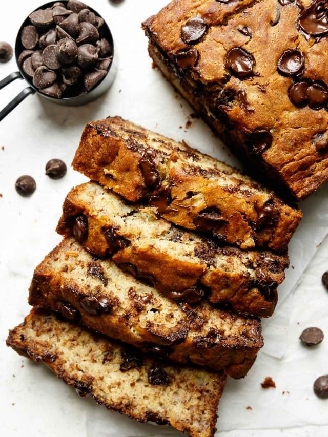 Gluten Free Banana Bread with Chocolate Chips