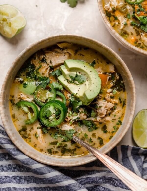 Slow Cooker White Chicken Chili 640x853 Web Story Poster Image
