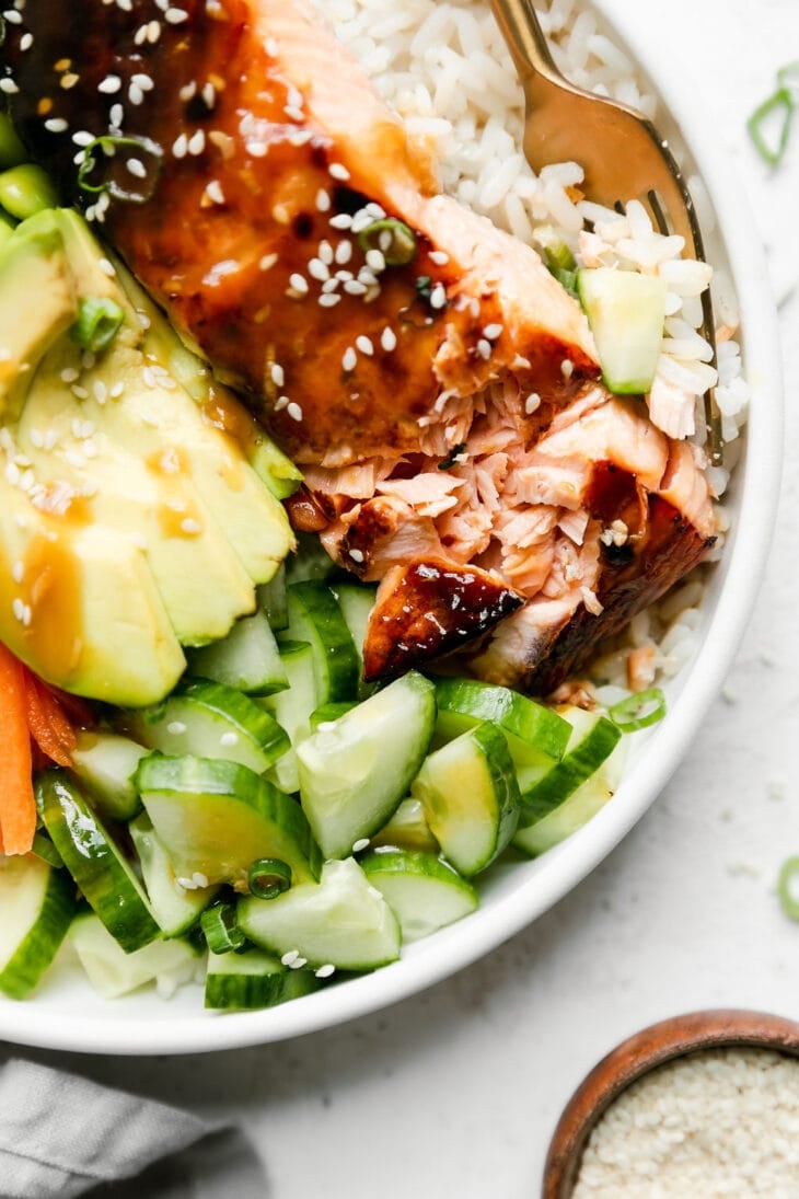 Teriyaki Salmon Bowl (Easy 30 Minute Dinner)