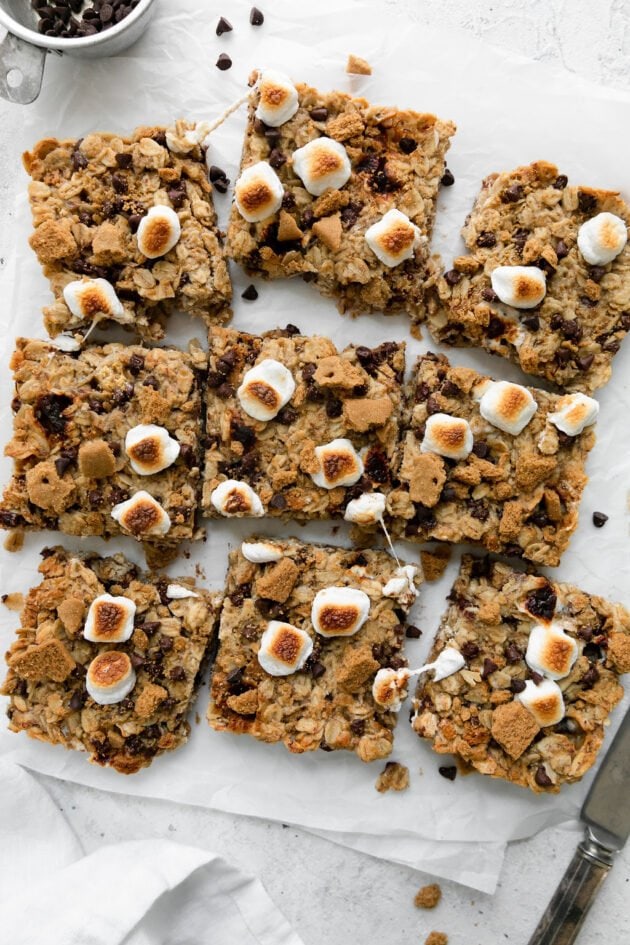 Chewy Smores Granola Bars Easy Baked Granola Bar The Real Food