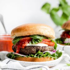 Grilled Pizza Burger