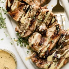 Grilled Honey Garlic Pork Chops