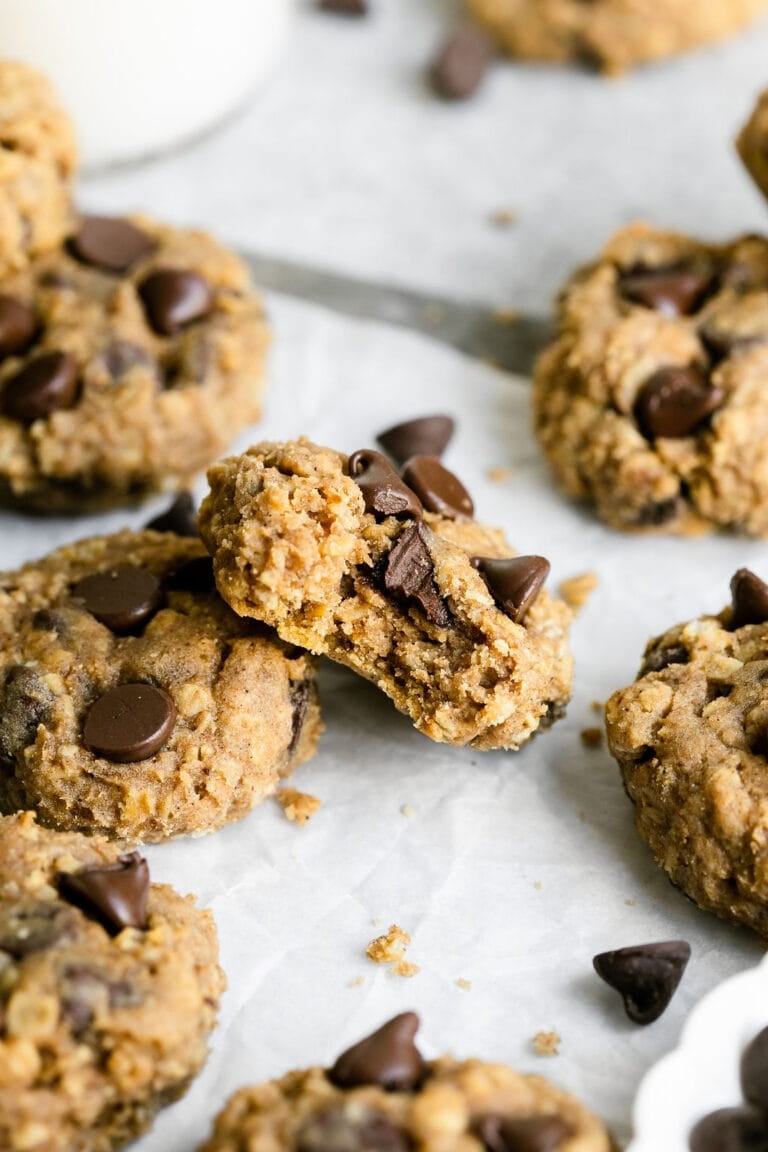 Oatmeal Pumpkin Chocolate Chip Cookies (One Bowl & Made Gluten Free ...