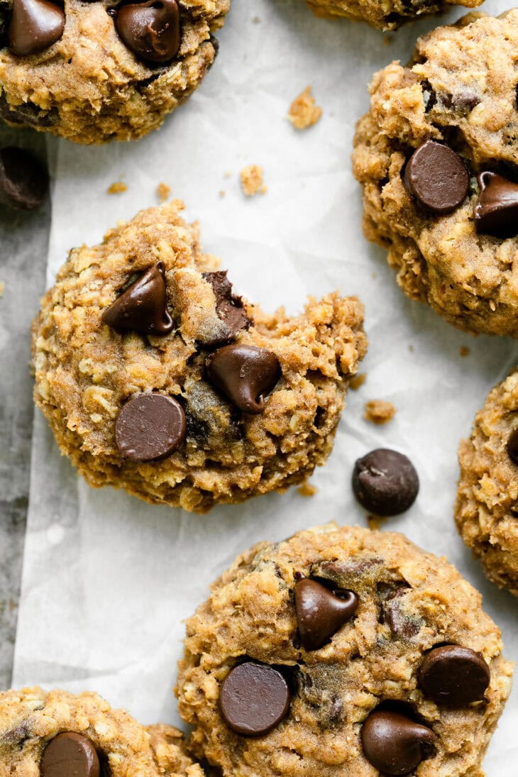 Oatmeal Pumpkin Chocolate Chip Cookies (One Bowl & Made Gluten Free ...