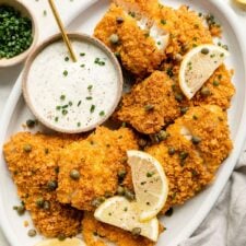 Crispy Baked Cod with Lemon-Garlic Aioli-image