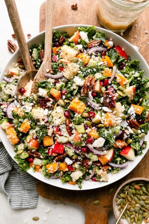 Harvest Salad with Quinoa and Butternut Squash - The Real Food Dietitians
