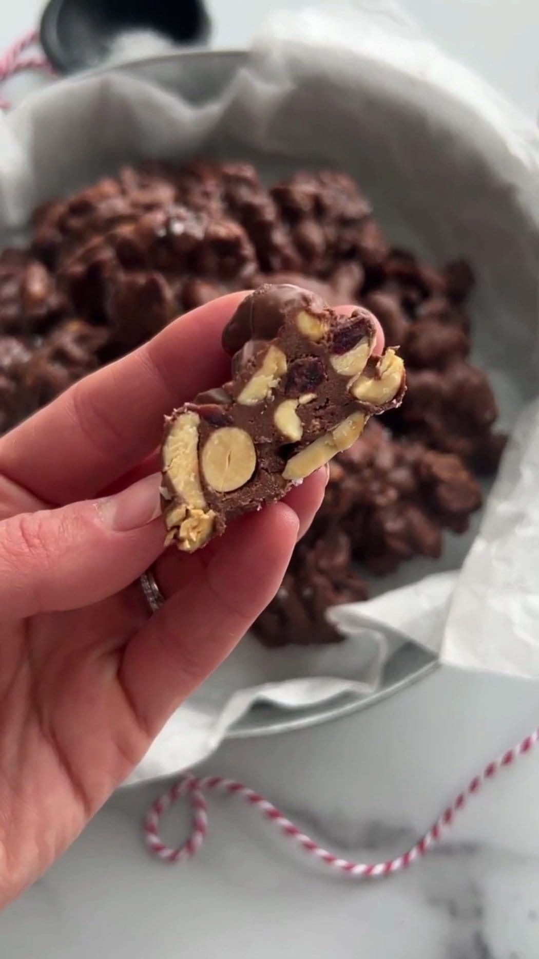 Crunchy Chocolate and Peanut Clusters