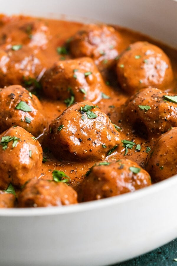 Saucy Beef and Lentil Meatballs (Easy Weeknight Meal) - The Real Food ...