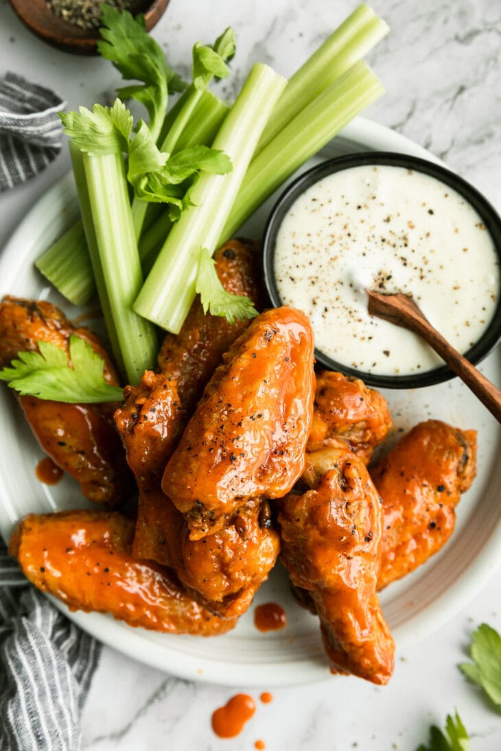 Best Air Fryer Chicken Wings Recipe (Crispy!) - The Real Food Dietitians