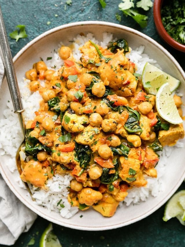 Chicken and Chickpea Curry - The Real Food Dietitians