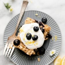 Lemon Blueberry Baked Oatmeal
