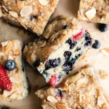 Mixed Berry Breakfast Cake (Made With Yogurt)