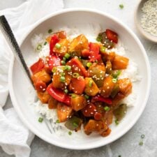 Healthy Sweet and Sour Chicken (Full of Veggies, Lower In Sugar)