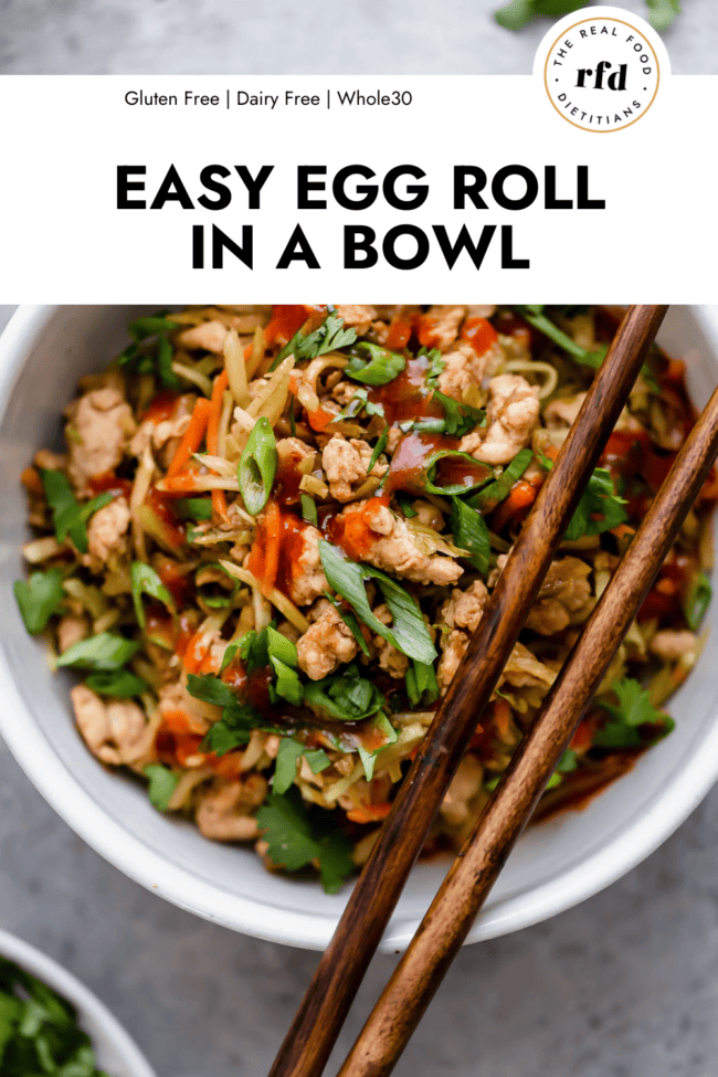 Easy Egg Roll in a Bowl (Whole30) - The Real Food Dietitians