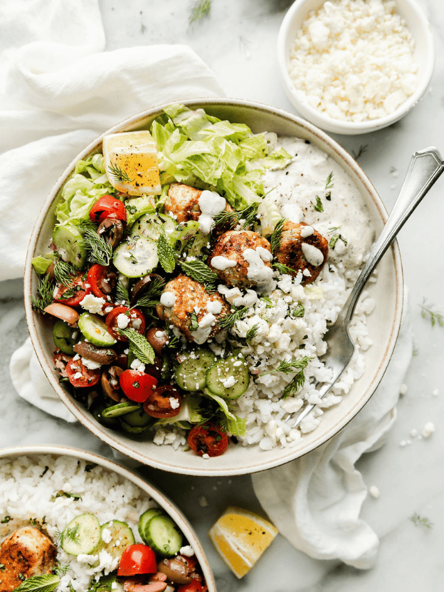 Greek Chicken Bowls - The Real Food Dietitians