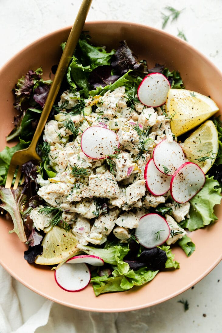 Dill Pickle Chicken Salad (Easy MakeAhead Lunch) The Real Food
