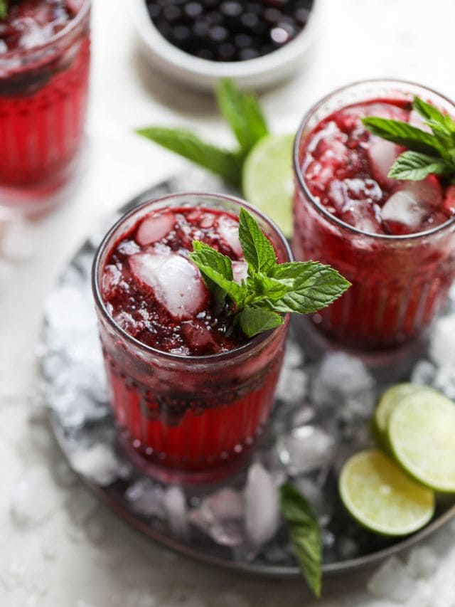 Blueberry Mojito - The Real Food Dietitians