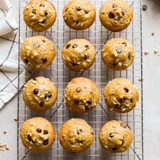 Protein Muffins with Peanut Butter and Chocolate Chips-image