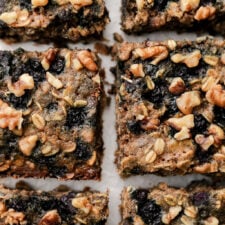 Blueberry Oatmeal Breakfast Bars Recipe