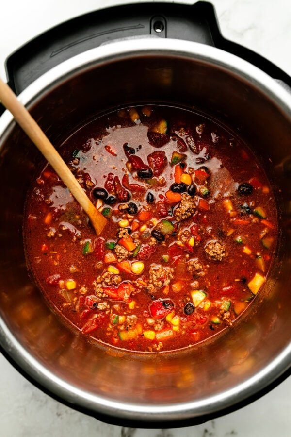 Easy Taco Soup Recipe (Instant Pot, Stovetop or Slow Cooker)
