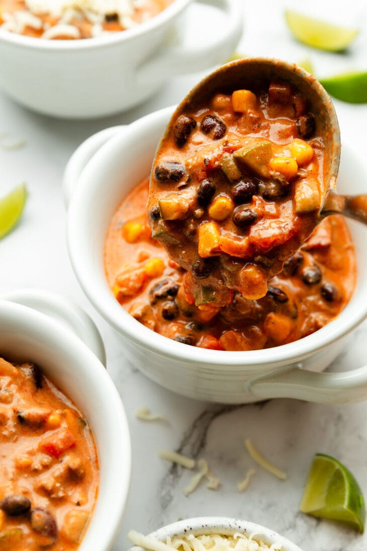 Easy Taco Soup Recipe (Instant Pot, Stovetop or Slow Cooker)