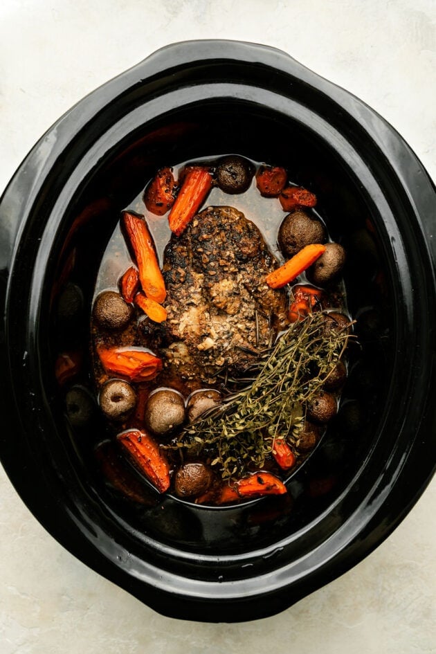 Easy Crock Pot Pork Roast With Potatoes and Carrots