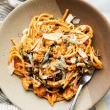 Creamy Pumpkin Pasta with Sausage and Sage-image