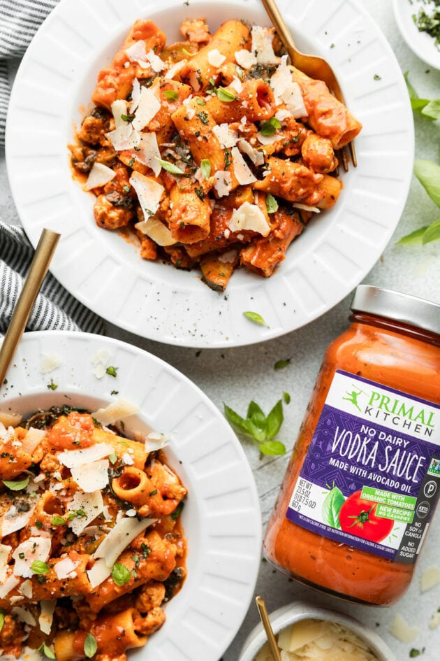 Smooth Rigatoni Without Ridges Easy Rigatoni Recipe (Creamy and Gluten Free Option) - The Real Food ...