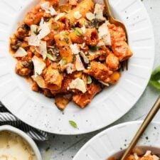 Easy Rigatoni Recipe (Creamy and Gluten Free Option)