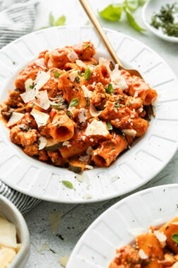 Easy Rigatoni Recipe (Creamy and Gluten Free Option) - The Real Food ...