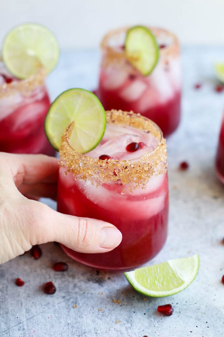 Perfect Pomegranate Margarita (With Mocktail Option)