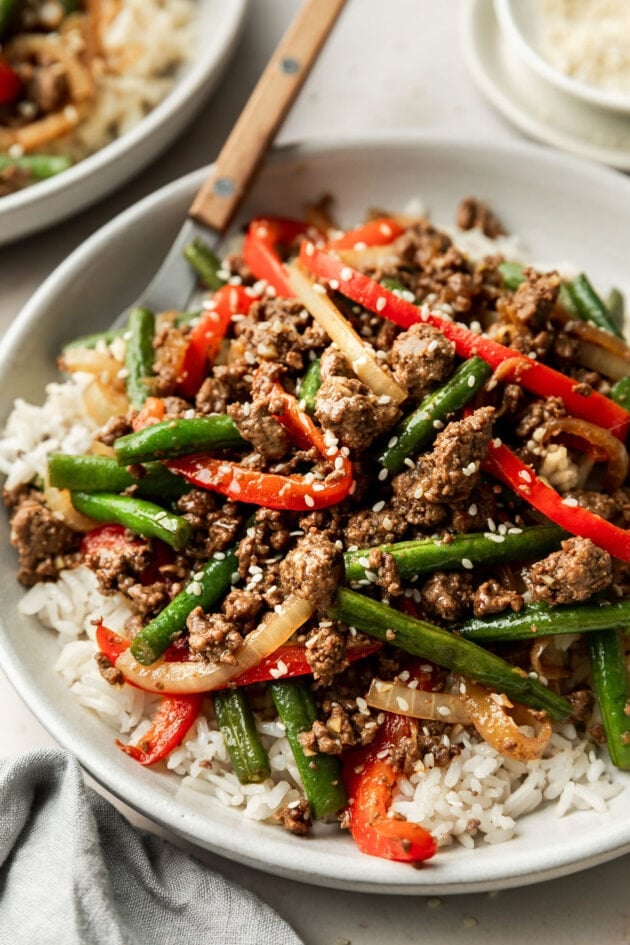 Ground Beef Stir Fry (Easy 30-Minute Meal) - The Real Food Dietitians