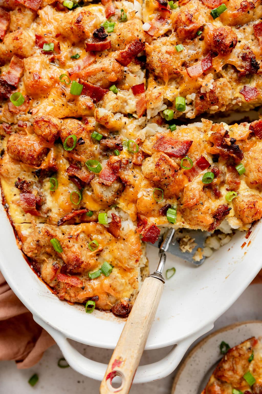 Tater Tot Breakfast Casserole (Make-Ahead Breakfast) - The Real Food ...