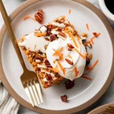Carrot Cake Baked Oatmeal