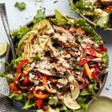 Grilled Chicken Fajita Salad