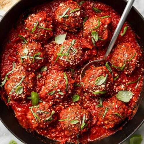 Baked Italian Meatballs