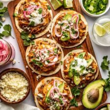 Sheet Pan Chicken Tostadas Recipe-image