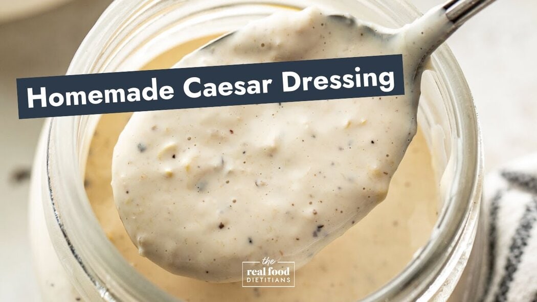 Easy Caesar Dressing Recipe (Just 6 Ingredients, No Anchovies)